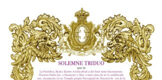 Solemne Triduo en Honor y Gloria de María Santísima de la O