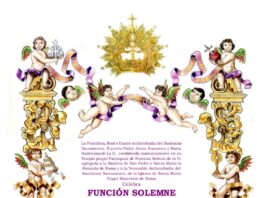Función Solemne Conmemorativa del XI aniversario de su Coronación Canónica en honor de su venerada titular María Santísima de la O