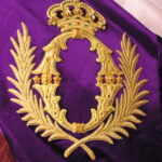 Detalle de Bandera Morada