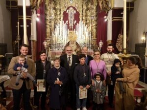 Recibimiento de nuevos Hermanos durante el Triduo Virgen de la O 2019