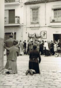 Procesión Eucarística de la O - años 60
