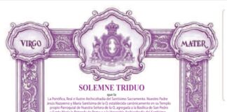 Solemne Triduo en Honor y Gloria de María Santísima de la O