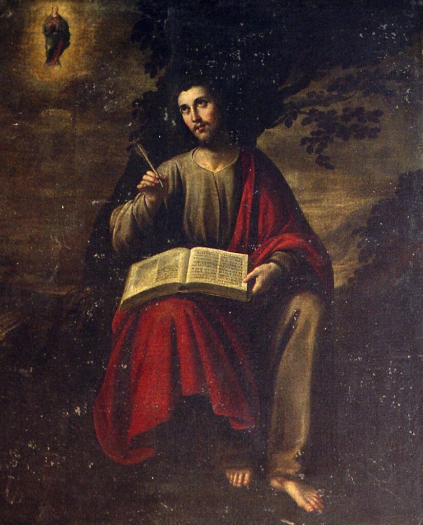 San Juan Evangelista lienzo atribuido a Juan del Castillo