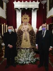 D. Adolfo Vela en la Veneración a María Stma. de la O