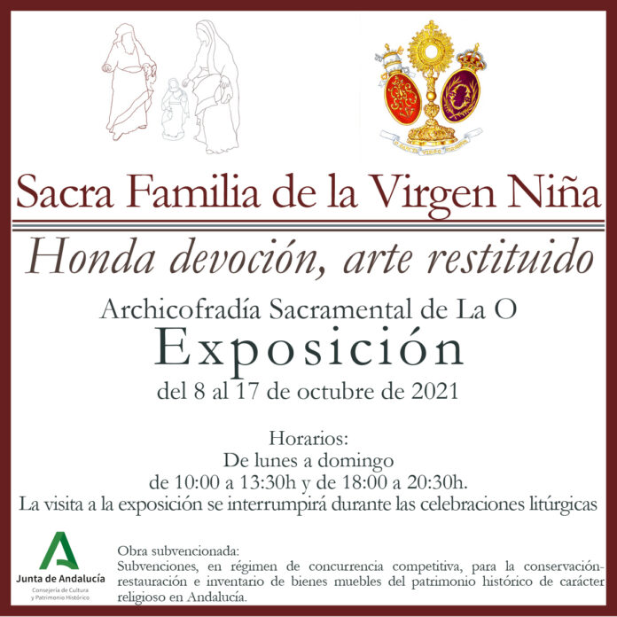 Exposición de la Sacra Familia de la Virgen Niña.