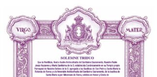 Solemne Triduo en Honor y Gloria de María Santísima de la O