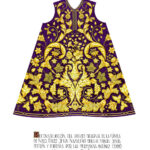 Diseño frontal de la túnica