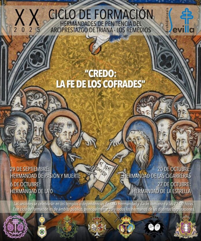 XX Edición del ciclo formativo de las hermandades de penitencia Triana – Los Remedios