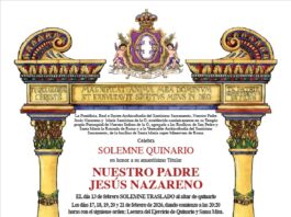 Solemne Quinario en Honor de Nuestro Padre Jesús Nazareno 2026